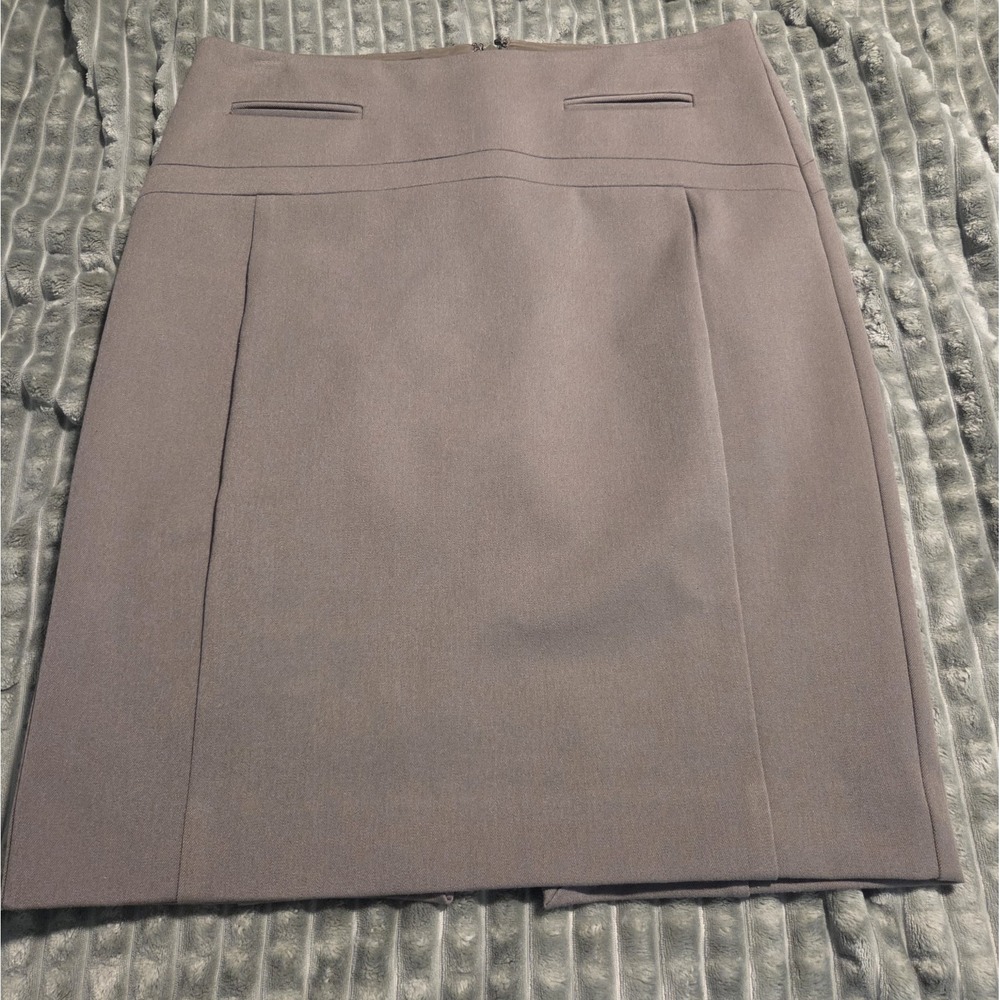 Express Welt Pocket Brown Pencil Skirt Womens Size 0 Normcore Stretch Workwear